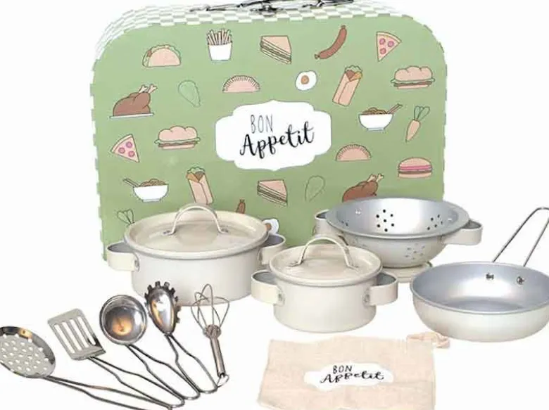 Jabadabado Köksset Bon Appetit med väska