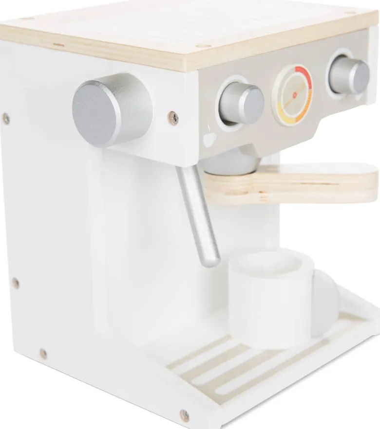 Kaffemaskin i trä leksak till barn Woodi World Toy