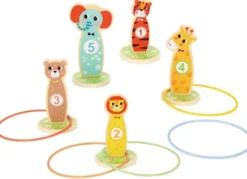 Kasta Ring Spel Trä Tooky Toy