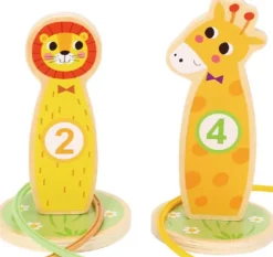 Kasta Ring Spel Trä Tooky Toy