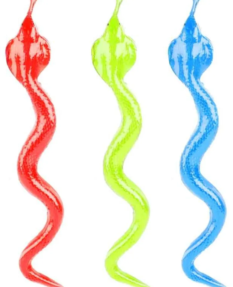 Klibbig och tänjbar leksaksorm fidget