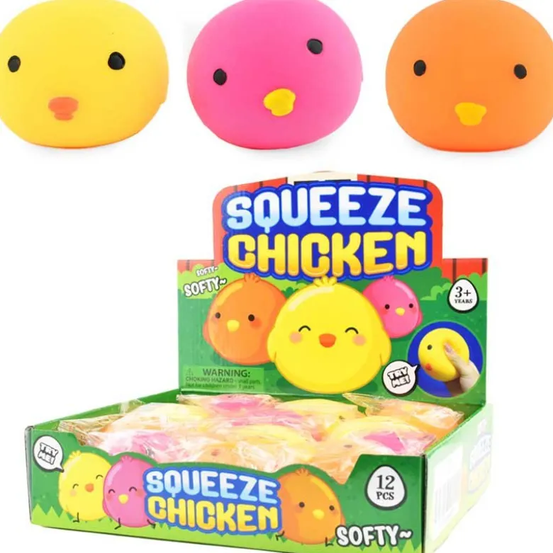 Klämboll Kyckling Squeeze Ball Chicken 7,5 cm
