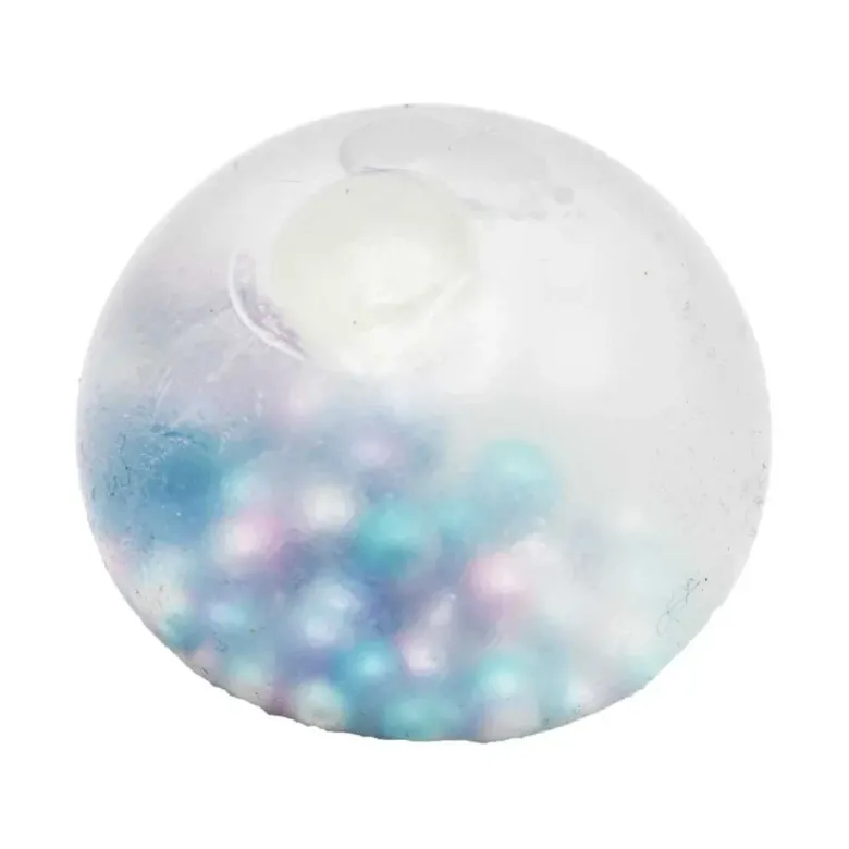 Klämboll Sticky med pärlor 6 cm