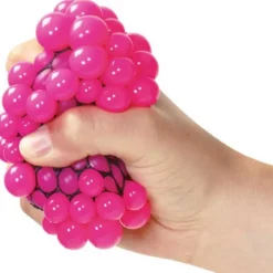 Klämboll, stressboll i nät leksak 6 cm