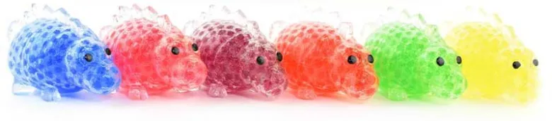 Klämdinosaurie klämdjur med mjuka pärlor 11 cm