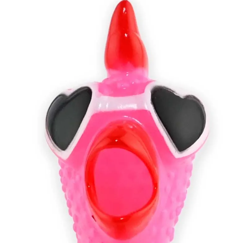 Klämkyckling med ljud - Squeeze Chicken 32 cm
