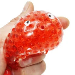 Klämlarv Squeeze Larv med mjuka pärlor Fidget 10 cm