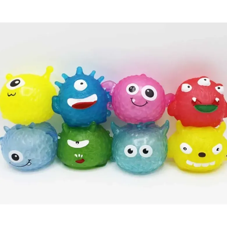 Klämmonster Klämboll Roliga Ansikten Squishy Funny Faces