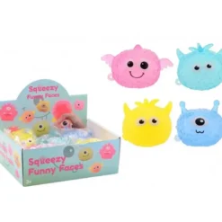 Klämmonster Klämboll Roliga Ansikten Squishy Funny Faces