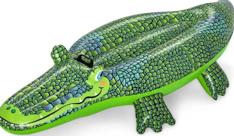Krokodil Badmadrass 152 cm Bestway