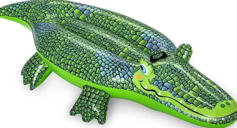 Krokodil Badmadrass 152 cm Bestway