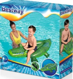 Krokodil Badmadrass 152 cm Bestway