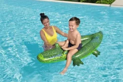 Krokodil Badmadrass 152 cm Bestway