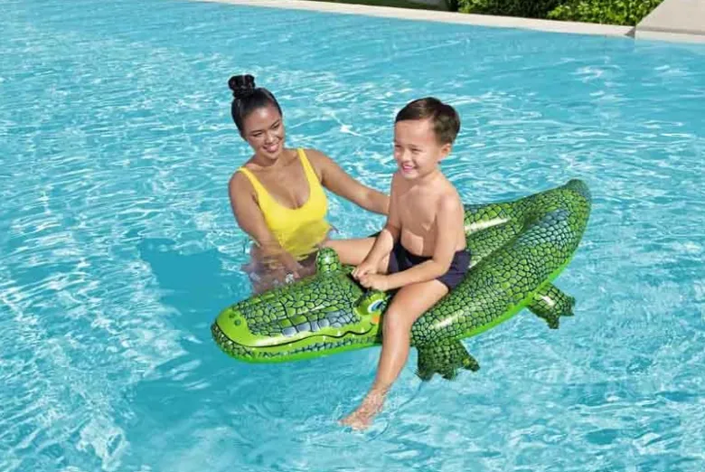 Krokodil Badmadrass 152 cm Bestway