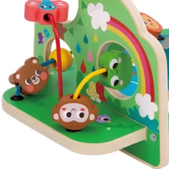 Kulbana med skogstema i trä till barn aktivitetsleksak Tooky Toy