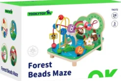 Kulbana med skogstema i trä till barn aktivitetsleksak Tooky Toy