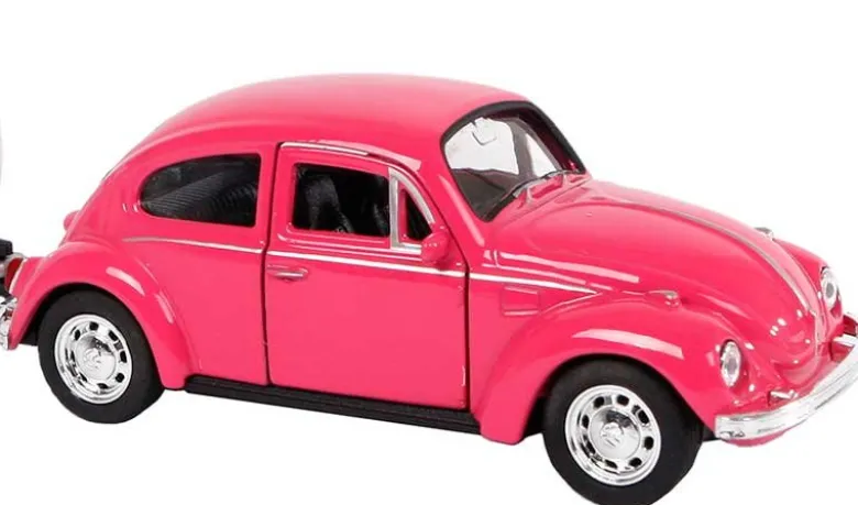 Leksaksbil Welly VW Beetle Rosa Kids Globe