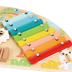 Leksaksinstrument i trä slagverksinstrument för den lilla musikern Tooky Toy