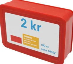 Leksakspengar 2 kr mynt 100 st