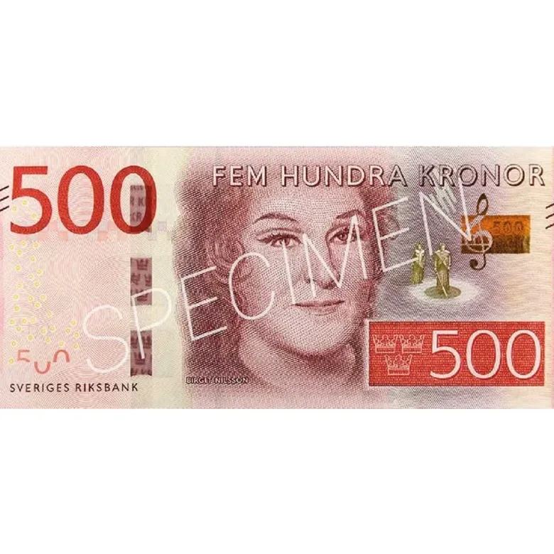 Leksakspengar 500-kronor sedel 100 st