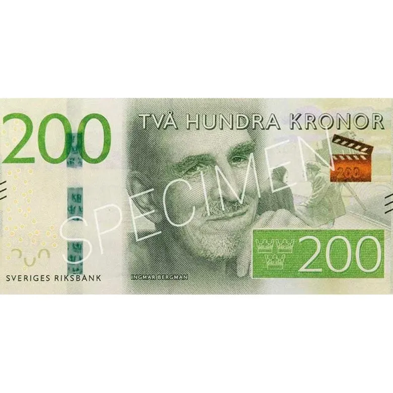 Leksakspengar 200-kronor sedel 100 st