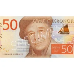 Leksakspengar 50-kronor sedel 100 st