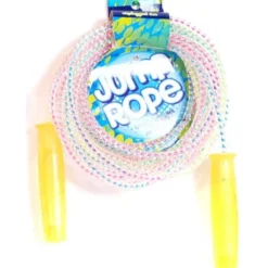 Långt Hopprep 6 meter Rainbow Plast