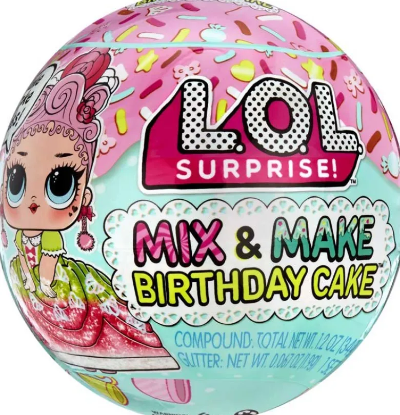 L.O.L. Suprise Mix and Make Birthday Cake Tot Docka