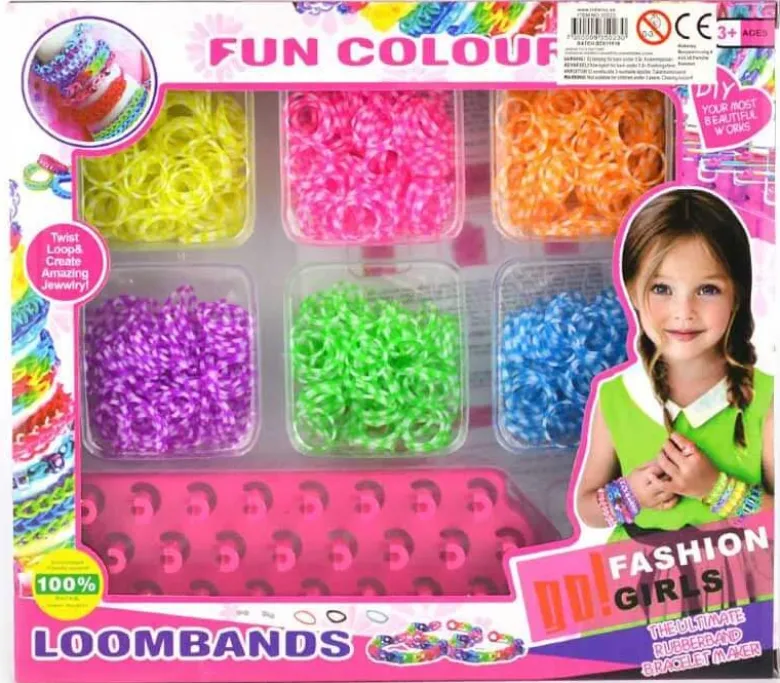 Loom Band 1200 delar Gör egna armband