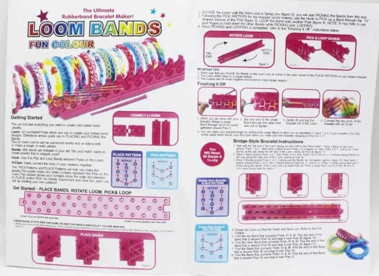 Loom Band 1200 delar Gör egna armband