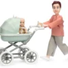 Lundby Docka med bebis och barnvagn
