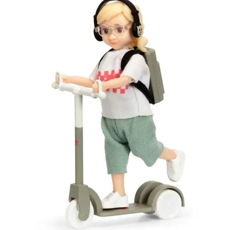 Lundby Docka med sparkcykel