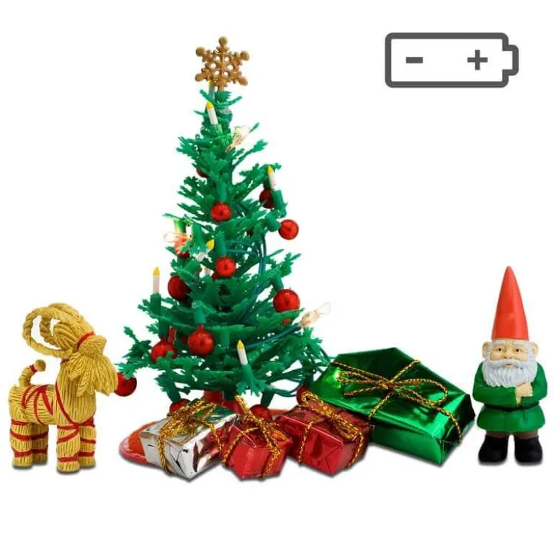 Lundby Julgransset med Tomte Batteridrivet