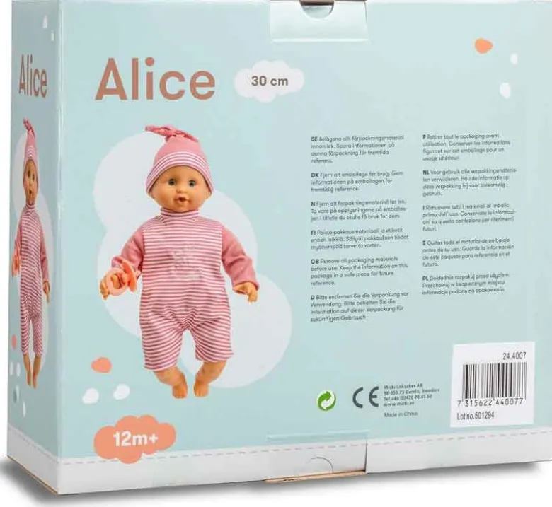 Magtoys Alice Babydocka 30 cm