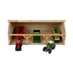 Maskinhall för Siku leksakstraktorer Kids Globe 1:87