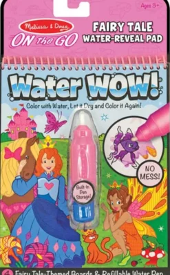 Melissa & Doug Fairy Tale Water Wow Målarbok måla med vatten