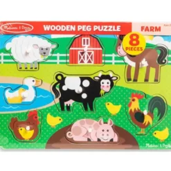 Melissa & Doug Knoppussel Bondgårdsdjur