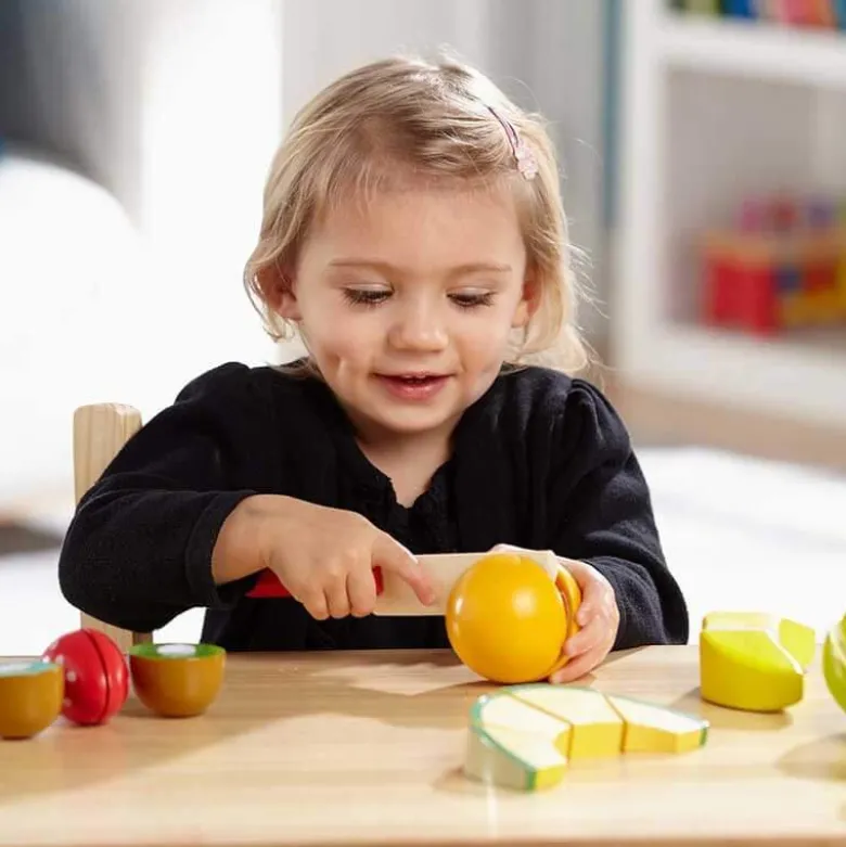 Melissa & Doug Leksaksmat Frukter i trälåda