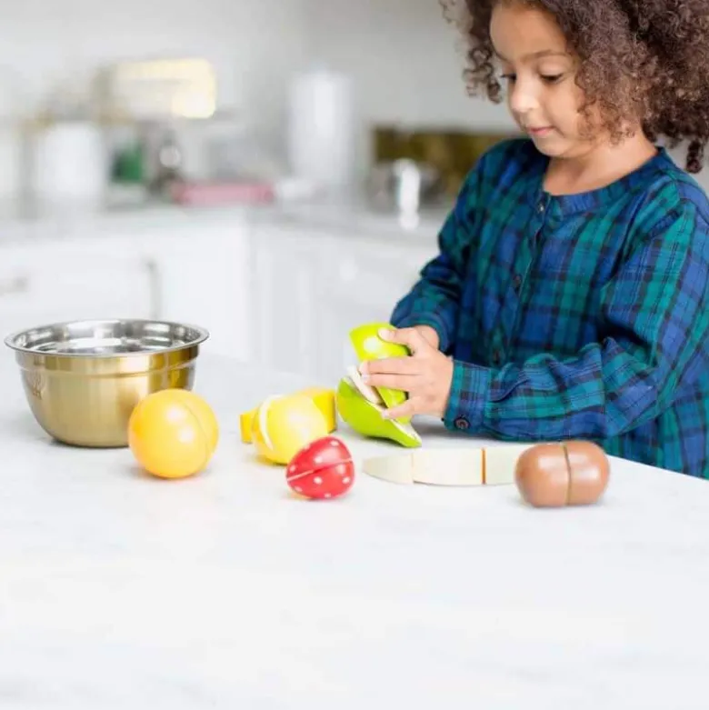Melissa & Doug Leksaksmat Frukter i trälåda