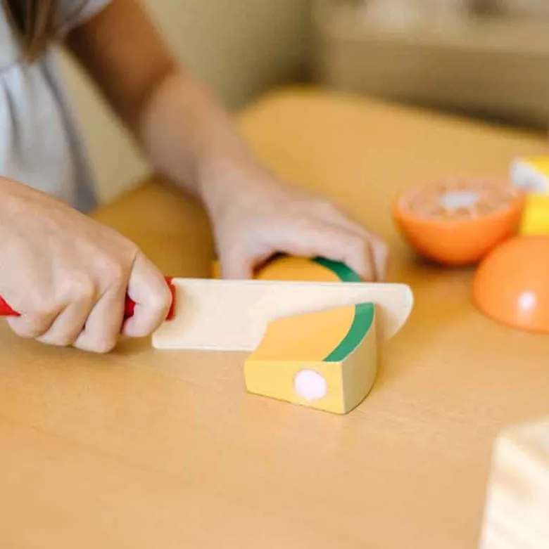 Melissa & Doug Leksaksmat Frukter i trälåda