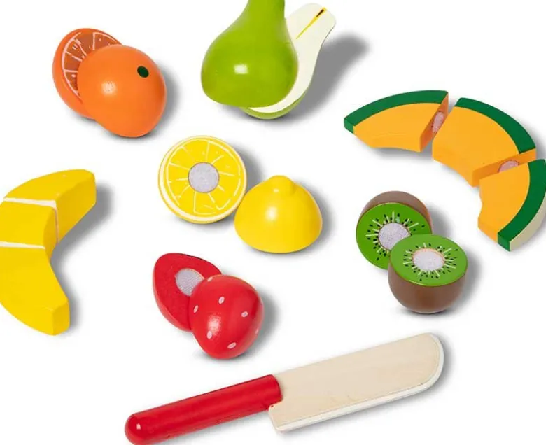 Melissa & Doug Leksaksmat Frukter i trälåda