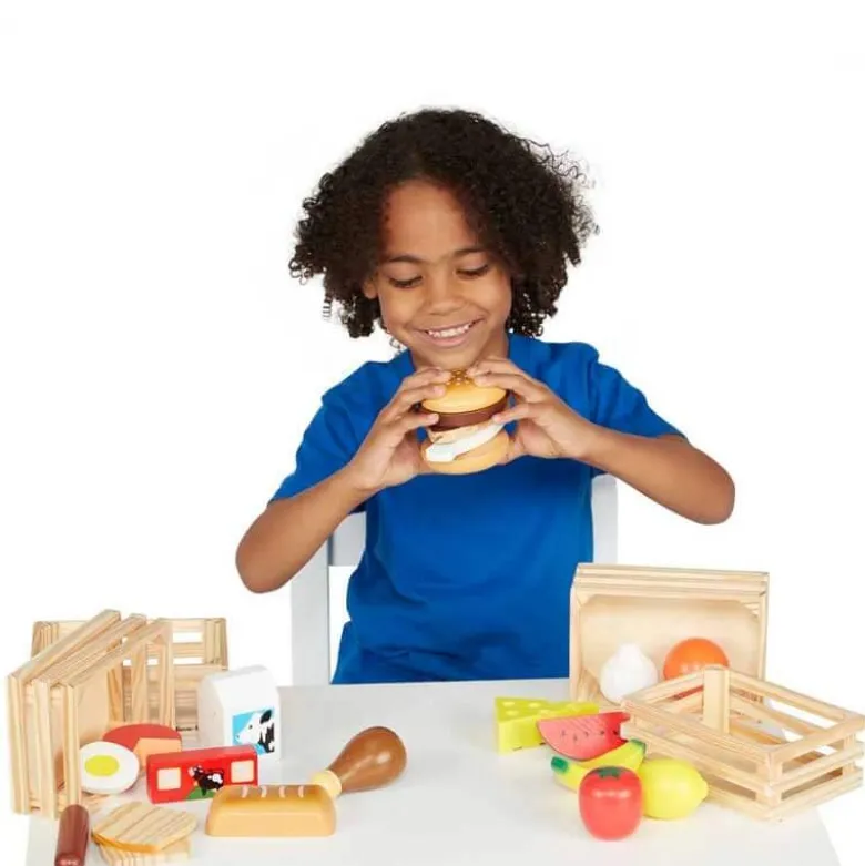 Melissa & Doug Leksaksmat Matvaror med förvaring