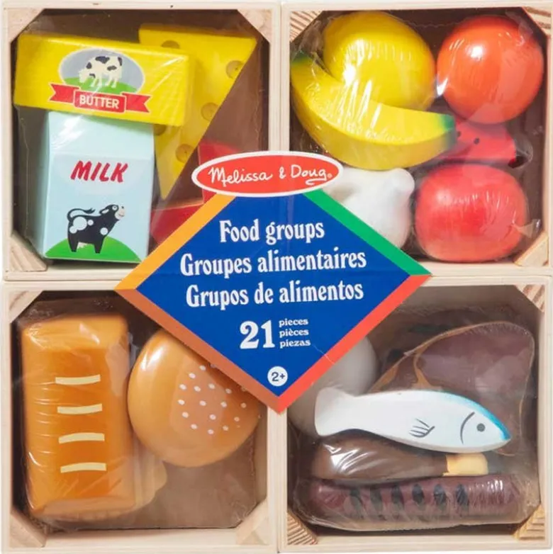 Melissa & Doug Leksaksmat Matvaror med förvaring