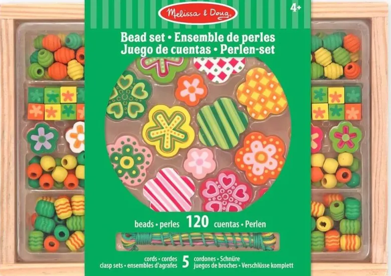 Melissa & Doug Pärlor Blommor Flower Power 120 delar
