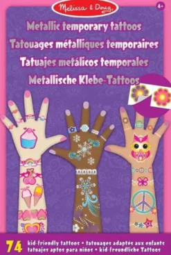 Melissa & Doug Tatueringar Metallic 75 st