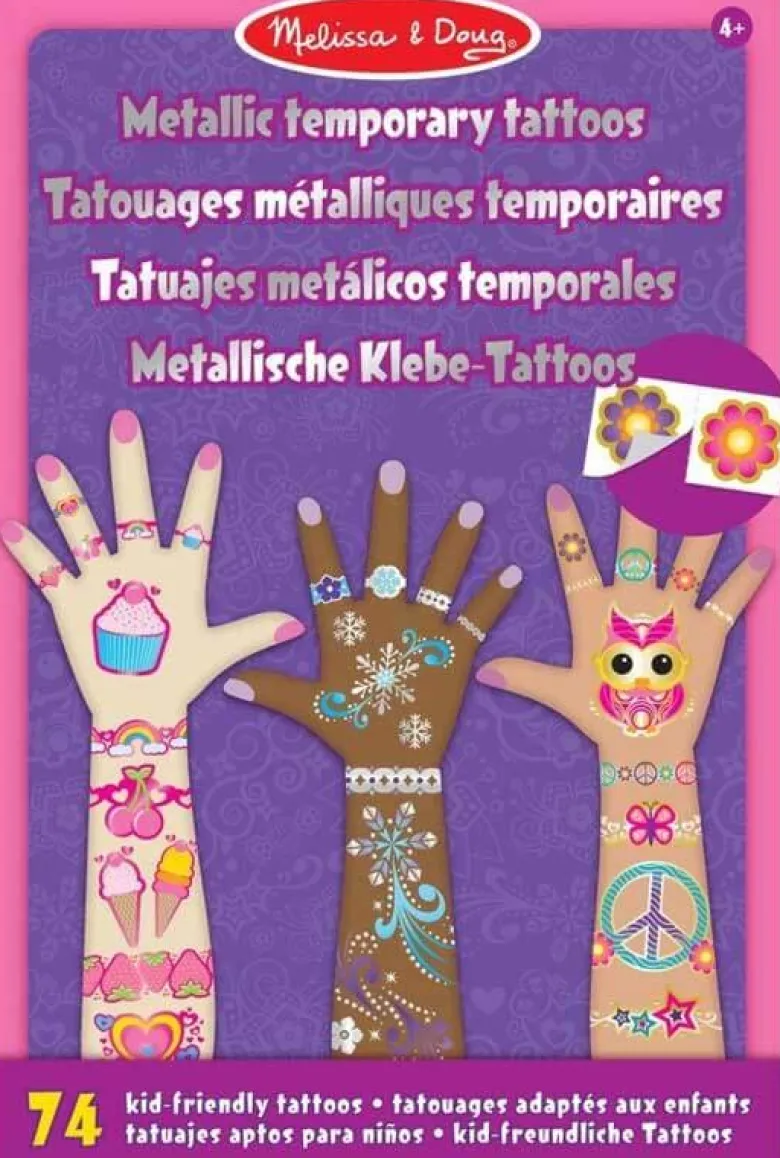 Melissa & Doug Tatueringar Metallic 75 st