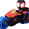 Miles Morales Motorcykel och Figur 10 cm Spidey and his Amazing Friends