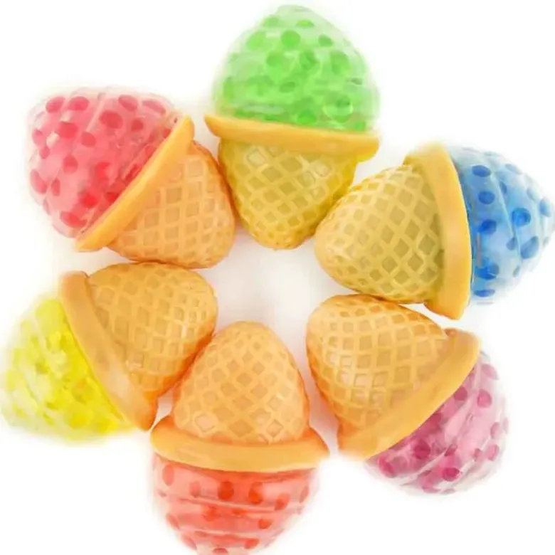 Mjuk Glass Ice Cream Klämglass Fidget