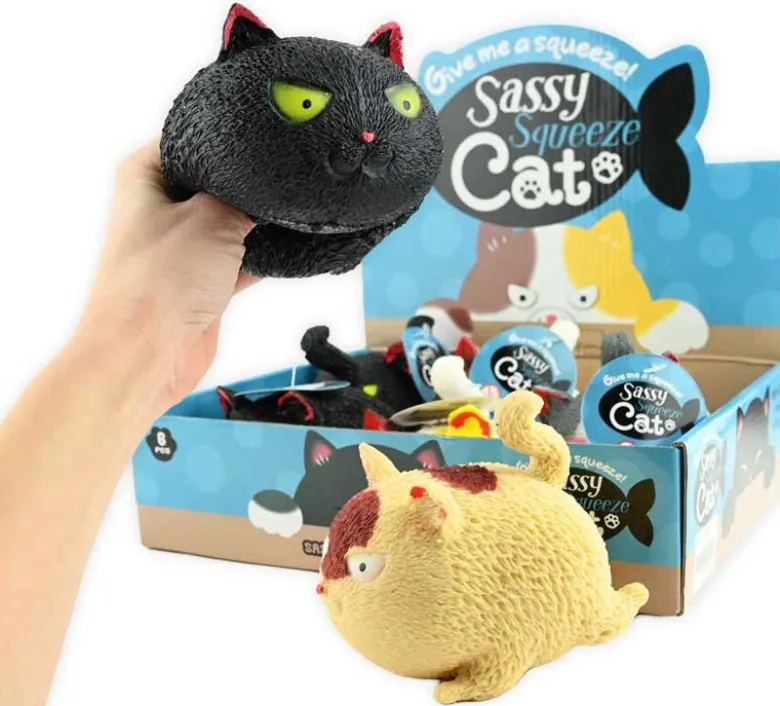Mjuk Katt Squeeze Stretchig Katt 11 cm