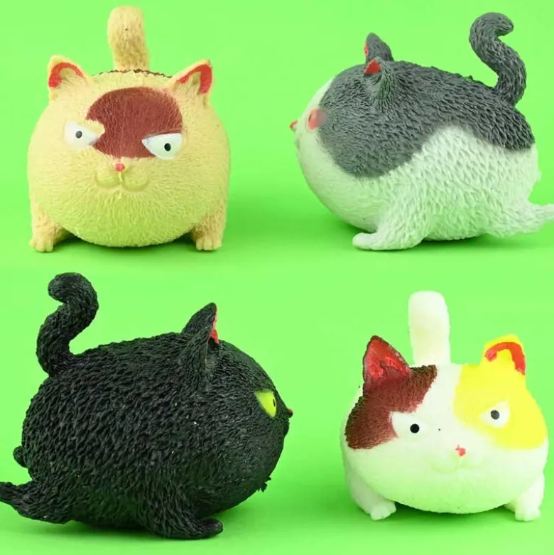 Mjuk Katt Squeeze Stretchig Katt 11 cm
